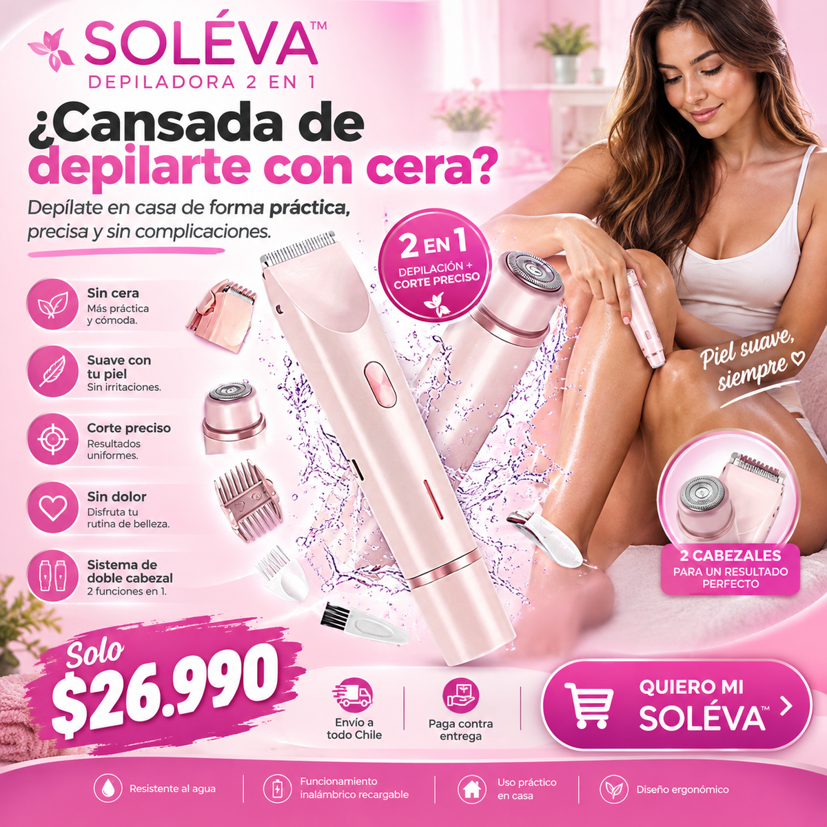 SOLÉVA™ — Siéntete libre de mostrar tu piel.