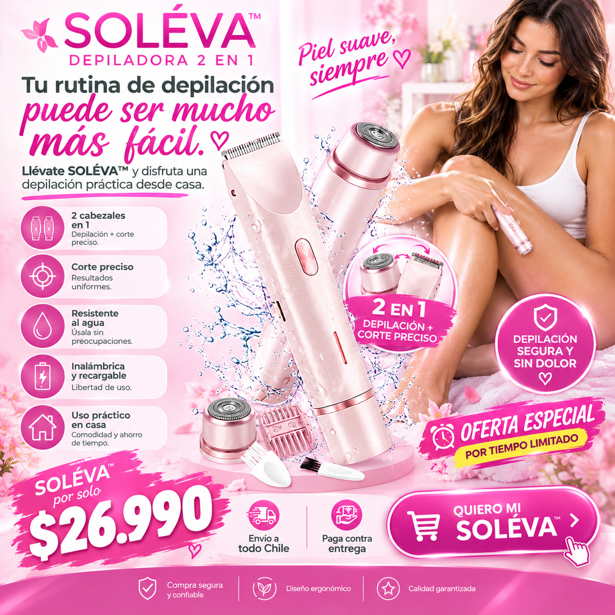 SOLÉVA™ — Siéntete libre de mostrar tu piel.
